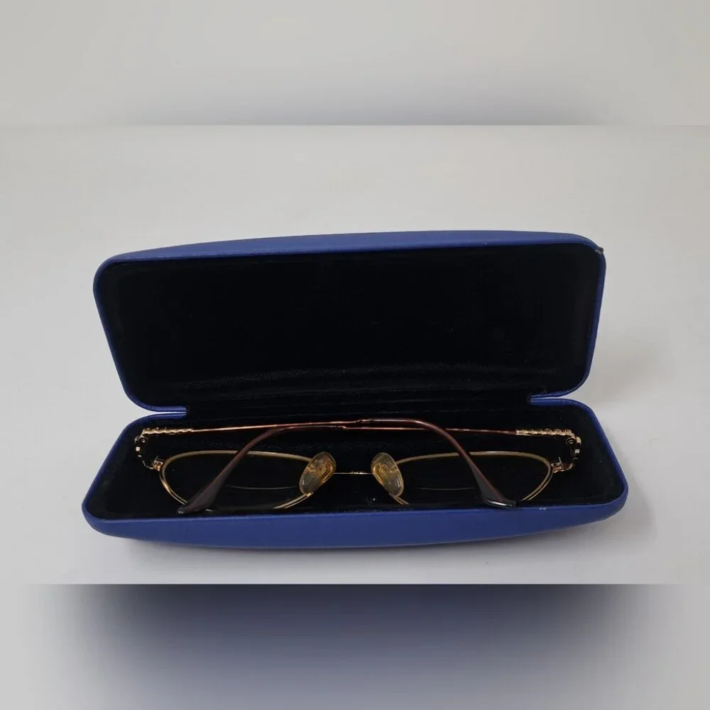Yves Saint Laurent Women's Glasses Gold Metal Havana Frames 4084 Y119 52-19-130